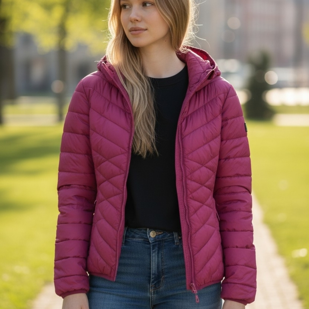 Lole Kids Hooded Puffer Jacket - Magenta